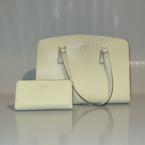 Kate Spade Mint Green Satchel with Wallet